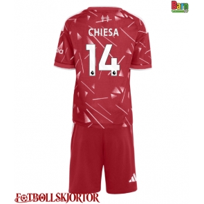 Liverpool Federico Chiesa #14 Hemmakläder Barn 2026-27 Kortärmad (+ Korta byxor)